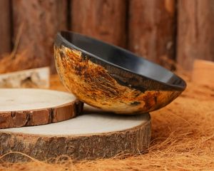 ชามฮอร์นสำหรับโรงแรมและร้านอาหารชามเสิร์ฟแกะสลักสไตล์สัตว์ออกแบบได้ตามต้องการทนทานและทนทาน - Product Image 3