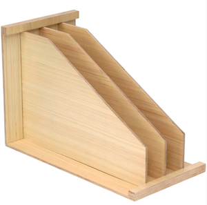 Diviseur vertical pour plateau et plaque de cuisson (bois rainuré) - Product Image 1