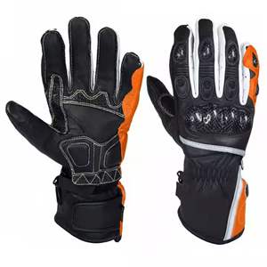 Gants de moto en cuir imperméables, respirants et résistants à la pluie, haute qualité, avec écran tactile sur les doigts pour le motocross - Product Image 1