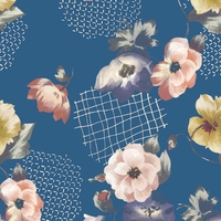 Tela Crepé de Poliéster Koshibo de China, Material Suave, Diseños Personalizados para la Temporada de Verano, Impresión Digital para Vestidos de Novia