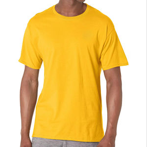 T-shirt en microfibre à la mode pour hommes col rond col rond motif solide nouveau Style décontracté à manches courtes respirant sport ajusté - Product Image 1