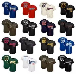 Conjunto de Jersey de béisbol con estampado de calor personalizado y bordado personalizado, diseño de patrón de sublimación de alta calidad, novedad - Product Image 5