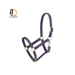 Équipement pour chevaux, licol en nylon, logo personnalisé, cordes de tête en cuir, licol - Product Image 3