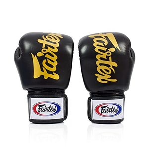 Gants de boxe de style Fairtex avec logo personnalisé poignées en cuir de haute qualité en tailles de 8oz 12oz 16oz 14oz pour l'entraînement et le sport en plein air - Product Image 2
