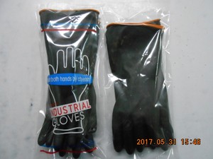 ถุงมือยางอุตสาหกรรมถุงมือทนสารเคมี - Product Image 3