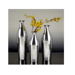 Exportateur de l'Inde Décoration de la maison Vases en métal Jardin Vases modernes au sol Décoration de la maison Salon Pot de fleur vintage en métal - Product Image 5