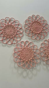 Natural Rattan Charger Plate for Rustic Table Settings Unique Vintage Rattan Charger Plate for Home Decorations - Product Image 2