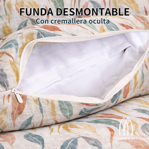 Set di 4 Cuscini Durevoli in Tessuto per Pallet da Esterno 120x80 + 120x50 cm, Spessore 12 cm, con Rivestimento Rimovibile per Divano da Giardino - Product Image 6