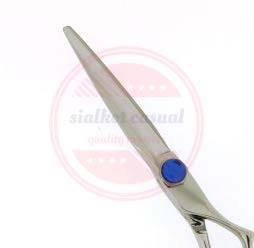 Tijeras de hoja de afeitar con mango giratorio de Venta caliente Tijeras de corte de pelo de acero inoxidable - Product Image 2