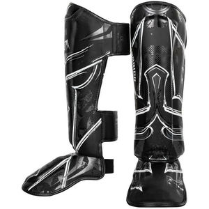 OEM Custom Made Logo Muay Thai Shin <b>Pads</b> in Step MMA Shin Protector Boxing Training Shin Guard for Adult - Product Image 2