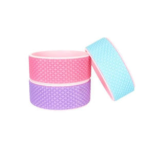 Roue de Pilates et de Yoga Portable 3D à Points Flottants avec Matériau EVA pour Exercices d'Étirement du Dos Rose/Violet/Bleu 30x12cm pour Femmes - Product Image 2