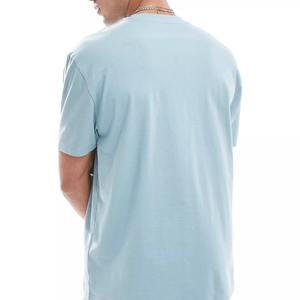 T-shirts surdimensionnés unis vierges de haute qualité 100% coton T-shirt pour hommes - Product Image 6