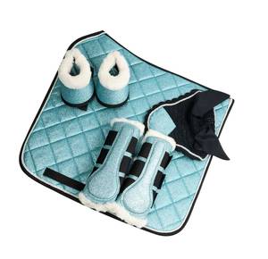 TARIQ MFG CO-Ensemble de Tapis de Selle pour Cheval avec Bottes Matelassées et Couvre-Oreilles - Product Image 3