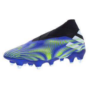 Adidas รองเท้าฟุตบอลผู้ชายสีพื้นนุ่มสีฟ้า | 100% ของแท้ - Product Image 1