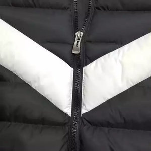 Top qualité hommes plaine fermeture éclair poche hiver chaud vêtements d'extérieur veste manteau pour la collection d'hiver - Product Image 4