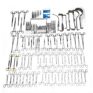 108 pièces ensemble d'instruments de laparotomie Kit chirurgical en acier inoxydable de chirurgie générale pour l'opération hospitalière ensemble de chirurgie de laparotomie - Product Image 1