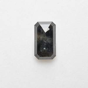 Diamante de 1.08ct, Corte Esmeralda, Estilo Sal y Pimienta, Claridad VS2, Corte Excelente y Bueno, Natural, para Joyería - Product Image 1