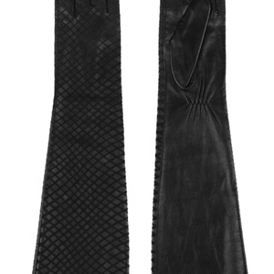 Guantes largos de trabajo de cuero de piel de cabra clásicos de alta calidad OEM nuevos guantes de invierno de moda para hombres para uso diario informal - Product Image 6