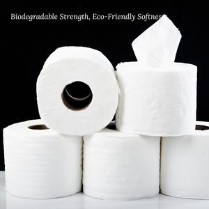 ม้วนกระดาษชำระ2ชั้นแบบใช้แล้วทิ้งเป็นมิตรกับสิ่งแวดล้อมซักได้และปลอดภัยต่อการติดเชื้อเยื่อไม้บริสุทธิ์จากเวียดนาม - Product Image 2