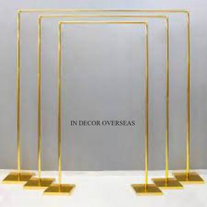 Arte creativo moderno Luna diseñador Color blanco recubierto de polvo de alta calidad Metal hecho decoración de la boda Harlow Stand suministros - Product Image 6