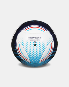 Balón de fútbol consolidado térmico de PU con logotipo personalizado de tamaño 5, balones de fútbol de nivel de competición profesional con stock disponible - Product Image 3