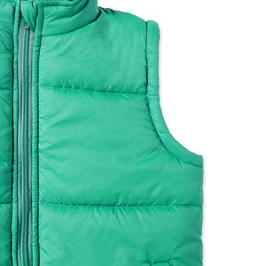 Gilet bouffant de logo personnalisé de haute qualité pour hommes gilet d'hiver en coquille de lin à fermeture éclair complète toutes les tailles disponibles - Product Image 6