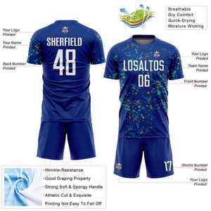 Uniforme de Fútbol Profesional, Camiseta de Fútbol Transpirable - Product Image 2