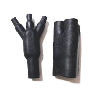 HongDun Termocontraíbles de 3 Ramificaciones, Moldes Termocontraíbles para Dedos, Formas Moldeadas de 3 Ramificaciones, Divisores y Botas de Transición para Cables Termocontraíbles
