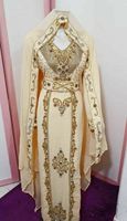 Magnifique Abaya Caftan Traditionnel Marocain Musulman, Nouveau Design, Perles de Pierre Faites à la Main, Coloré, Modeste, Respirant, Léger, ODM