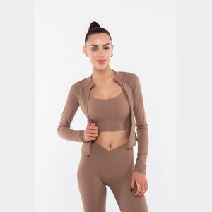 Vêtements de yoga confortables pour femmes, ensemble de yoga pour l'entraînement, vêtements de sport, ensemble 3 pièces, leggings et soutien-gorge, ensemble de yoga personnalisé pour femmes - Product Image 2