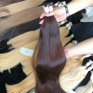 100% Extensions de cheveux humains bruts vietnamiens de haute qualité Tissage de cheveux à cuticules droites naturelles - Product Image 4