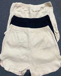 Short formel 100% coton pour femmes de haute qualité longue respirante confortable taille élastique fermeture motif chaud sans couture court - Product Image 1