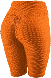 Short de cyclisme pour filles à bas prix | Short de sport fleuri extensible à taille haute pour femmes Spandex écologique - Product Image 5