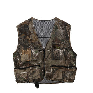 Gilet Uplander pour homme, imprimé camouflage canard, pour la pêche, la chasse, la chasse aux dindes sauvages, imperméable, chauffant, équipement de pêcheur, chasseur, orange vif - Product Image 5