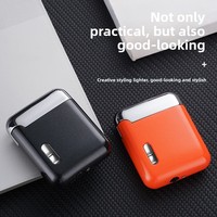 Briquet DEBANG à double flamme, multi-scénarios, en alliage de zinc, rechargeable, coupe-vent, portable, écologique, au butane