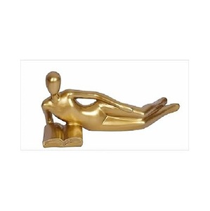 Estatua de pensador de resina, sala de estar elegante para pieza decorativa, mesa de café, centros de mesa de boda para exhibición de estante - Product Image 1