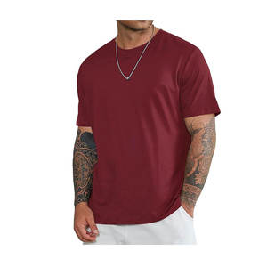 T-shirt surdimensionné pour hommes 100% coton de qualité en gros 260 Grammes T-shirt personnalisable avec logo 3D personnalisé poids lourd pour hommes - Product Image 6