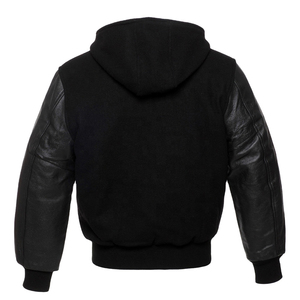 Nouvelle mode Veste universitaire à capuche pour hommes, qualité supérieure, vente en gros à bas prix, avec logo avant en polaire imperméable - Product Image 2