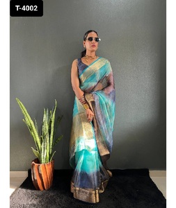 Collections de saris ethniques indiens à la mode pour les festivals et les mariages Saree en soie Simar exclusif avec saree à bordure Zari Design - Product Image 1