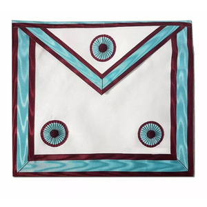 Franc-maçon maçonnique Rite français Regalia MB REAA MASTER TABLIER Regalia personnalisé Tablier Ronpex de qualité supérieure - Product Image 3