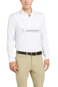 Camisas de espectáculo de equitación elegantes para competición ropa ecuestre camisetas de manga larga transpirables para jinetes de la mejor calidad - Product Image 3