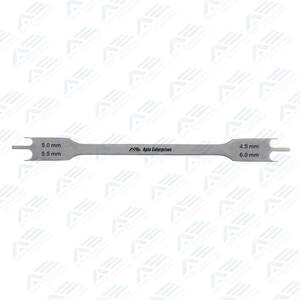 Jauge de hauteur de bracket dentaire manuelle en acier inoxydable Venus Apollo, points de mesure de 5,0 mm, instruments d'équipement dentaire - Product Image 2