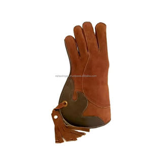 ถุงมือหนังนูบัคเนื้อนุ่มคุณภาพพรีเมียมสำหรับนักล่าเหยี่ยว Rehex Impex 2026 ขนาด 30 ซม. |   สองชั้น |   ขั้นต่ำในการสั่งซื้อน้อย |   รับปรับแต่งตามความต้องการ |   ราคาที่ดีที่สุด - Product Image 1