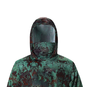 Vente en gros de sweats à capuche de pêche légers UPF 50 anti-Uv avec logo imprimé personnalisé pour hommes à bas prix Meilleur vendeur - Product Image 2