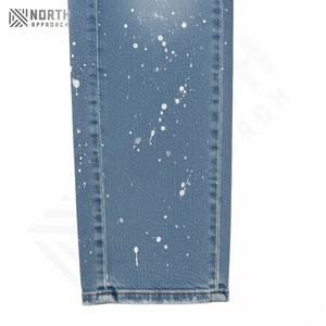 กางเกงยีนส์ทรงตรงผู้ชายคุณภาพสูง ลายเรียบ สปริง/ออทัมน์ สวมใส่สบาย แห้งเร็ว น้ำหนักเบา ขายส่ง - Product Image 3