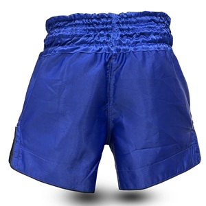 Pantalones Cortos de Boxeo y Muay Thai Azules Elásticos y Transpirables con Máxima Ventilación y Función de Secado Rápido - Product Image 5