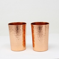 Mug en métal martelé antique en cuivre traditionnel, capacité 300 ml, avec poignée portable, couleur personnalisable, style européen