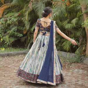 Lehenga choli แบบดั้งเดิมสำหรับผู้หญิงอินเดียคอลเลกชัน navratri สวยชุดปาร์ตี้ lehenga - Product Image 2