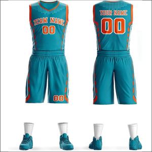 Maillot de sport de basket-ball personnalisé grande taille ensemble d'uniformes imprimés respirants pour joueurs avec vêtements cousus - Product Image 4