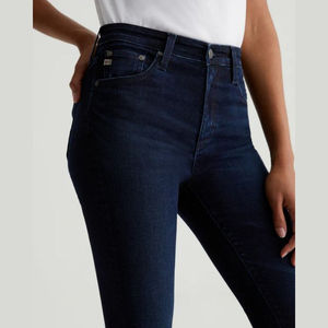 Fashionable Women's Skinny <b>Jeans</b> High <b>Waisted</b> Slim Fit Denim Pants Loose Bottom <b>Elastic</b> Logo Winter Streetwear Wholesale - Product Image 6